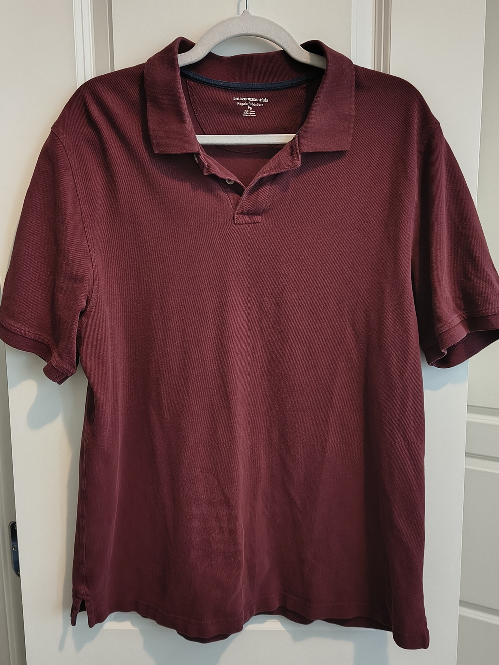 Amazon Essentials Men’s Maroon Polo Shirt